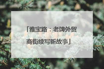 雅宝路：老牌外贸商街续写新故事