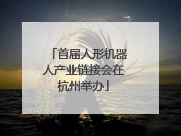 首届人形机器人产业链接会在杭州举办