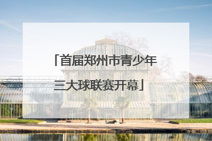首届郑州市青少年三大球联赛开幕