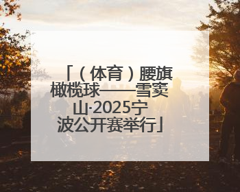 （体育）腰旗橄榄球——雪窦山·2025宁波公开赛举行