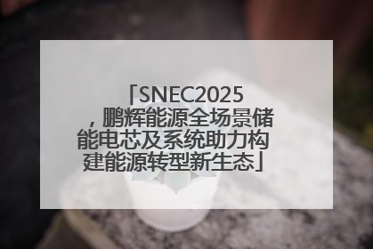 SNEC2025，鹏辉能源全场景储能电芯及系统助力构建能源转型新生态